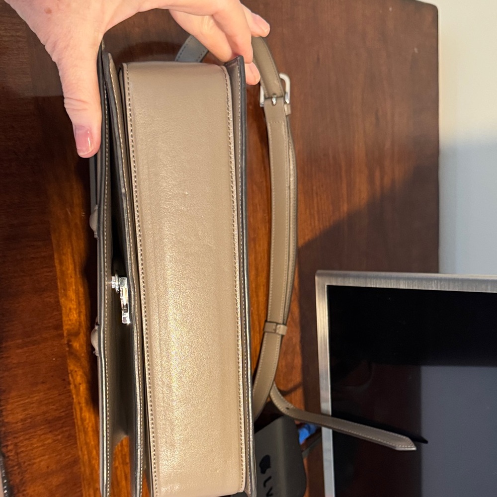Toteme “T” Leather Shoulder Bag - Picture 7 of 10